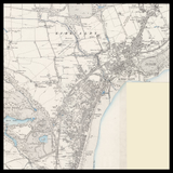 Mappa Antica Personalizzata di Kirkcaldy 