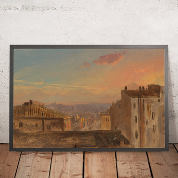 A framed image of 