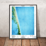 Map of Corolla, North Carolina by USGS, 1982 – Currituck Sound & Outer Banks Beaches