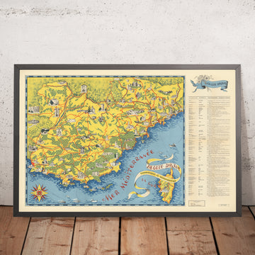 Ancienne carte de la Côte d&
