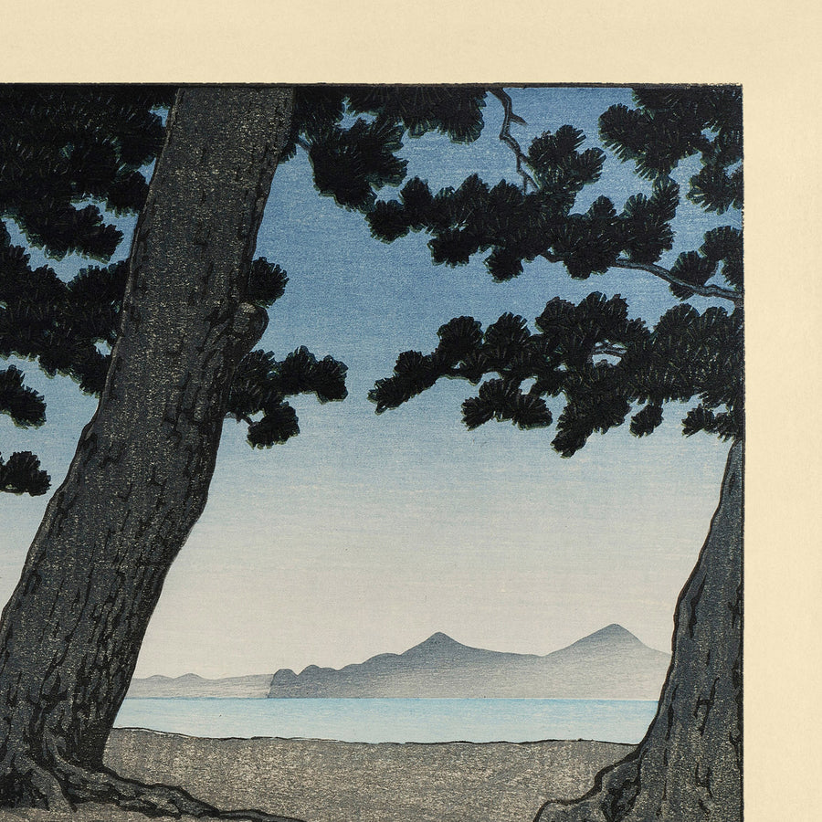 Spiaggia di Kaiganji nel distretto di Sanuki di Hasui Kawase, 1935 