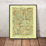 Old Map of Katonah, New York by USGS, 1928 – Carmel, Somers & Croton River