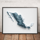Mexico Topographic 3D Relief Map