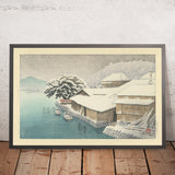 Neve serale a Ishinomaki di Hasui Kawase, 1935 