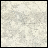 Carte ancienne personnalisée de Bromley 