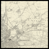 Mapa antiguo personalizado de Willenhall 