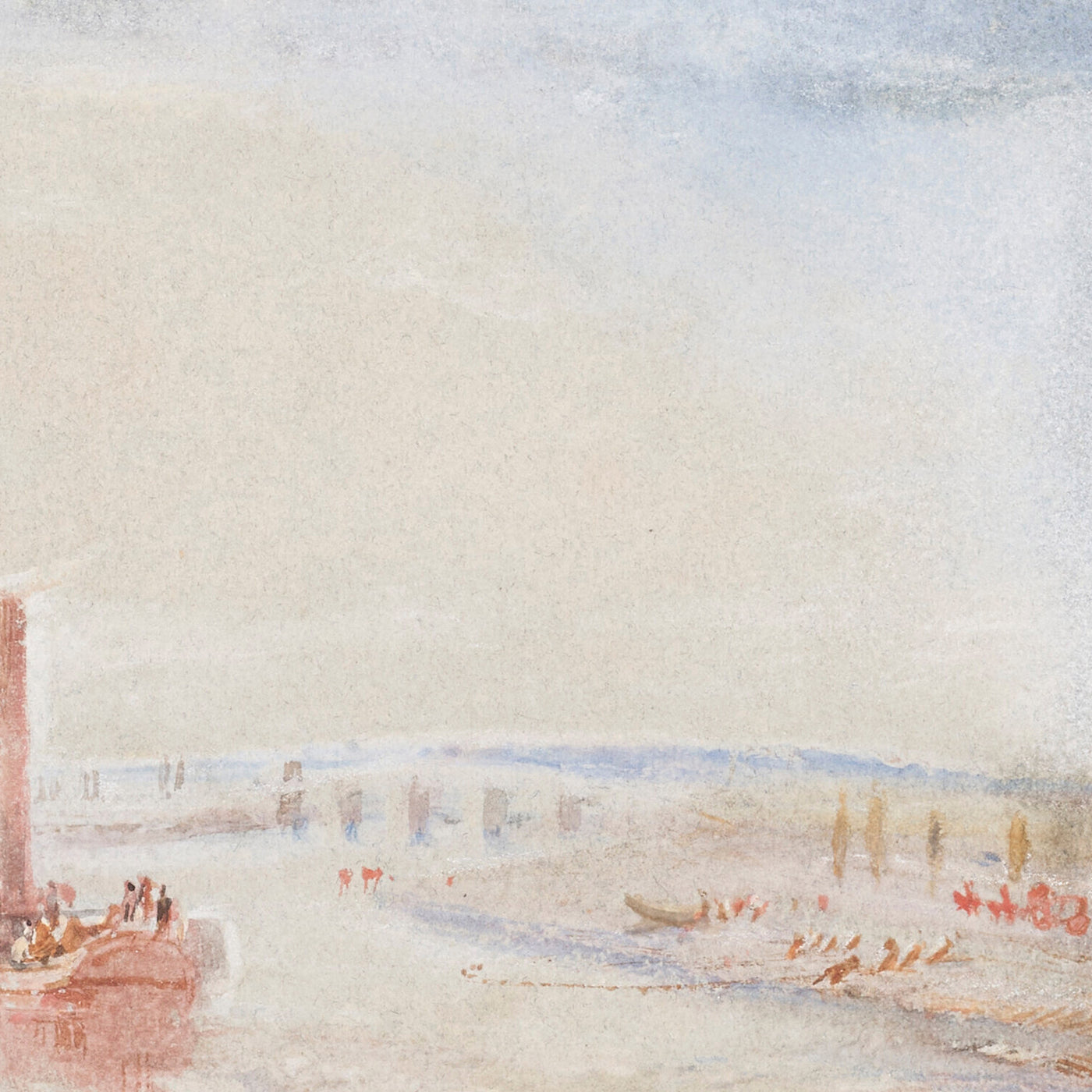 The Confluence of the Seine and the Marne at Charenton, France by Turner, 1835