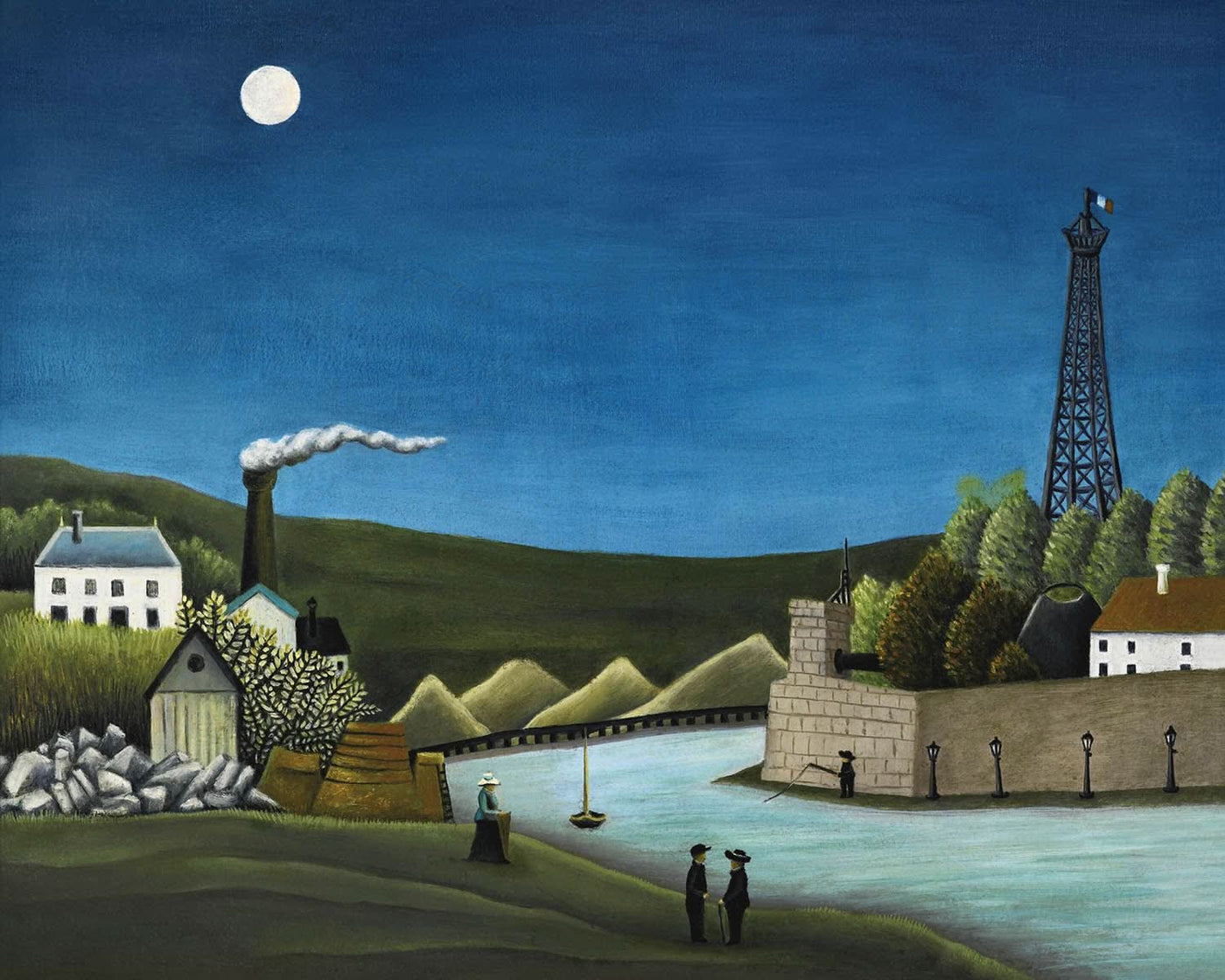 La Seine à Suresnes par Henri Rousseau, 1911