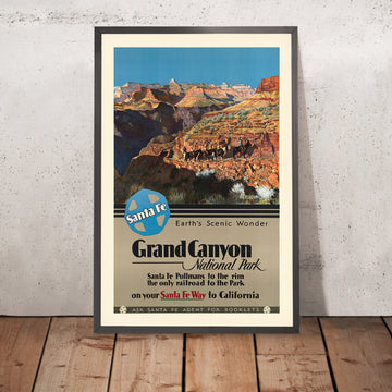 A framed image of 