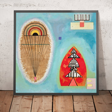 A framed image of 