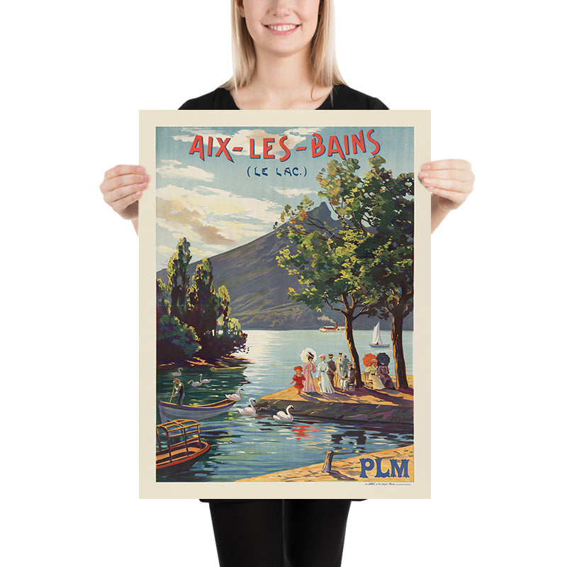 Aix-les-Bains Travel Poster: Aix-les-Bains by François Cachoud