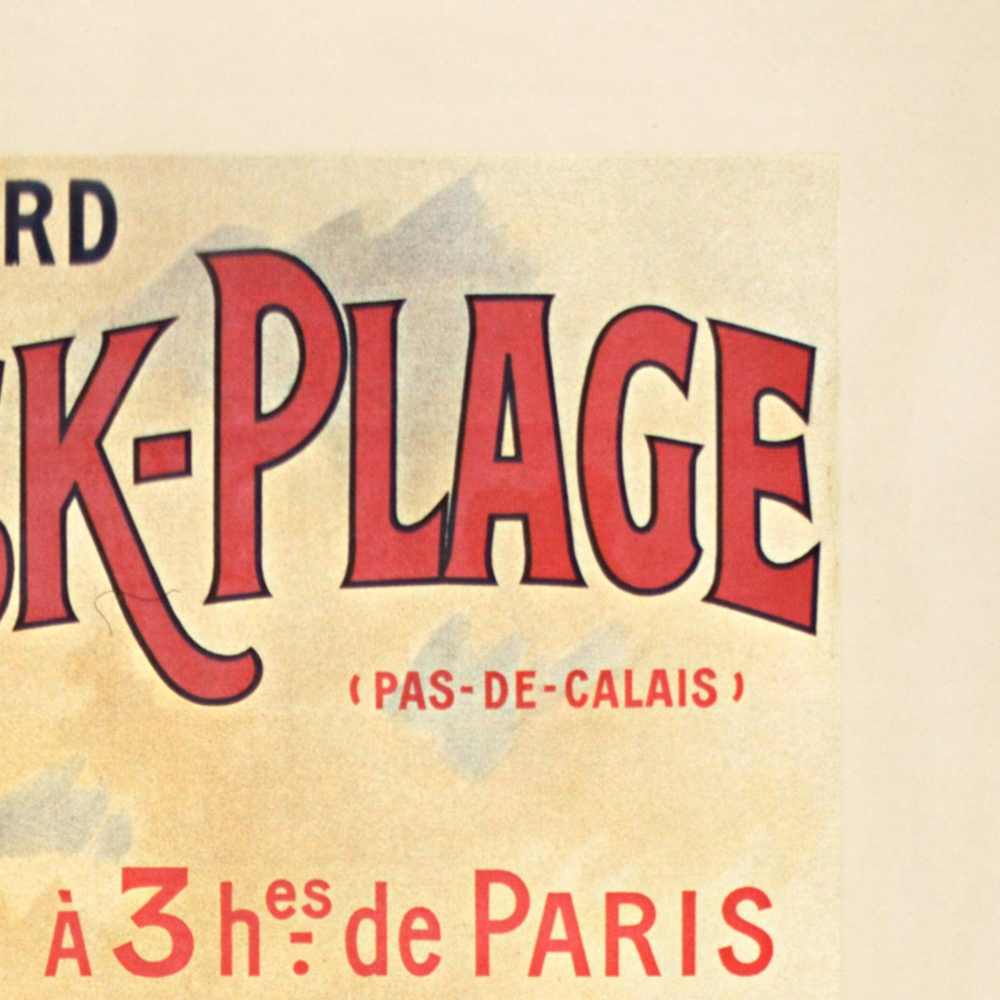 Berck-Plage Travel Poster: Chemin de fer du Nord by Louis Tauzin, 1905