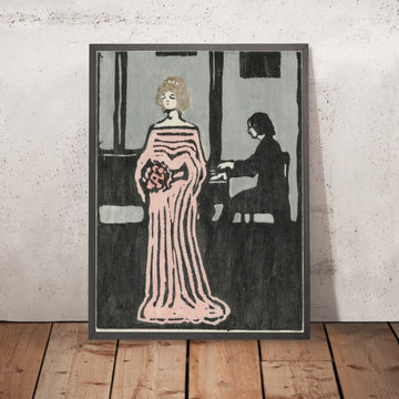 A framed image of 
