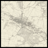 Carte ancienne personnalisée de High Wycombe 