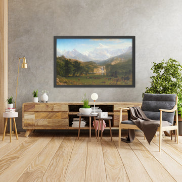 A framed image of 