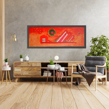 A framed image of 