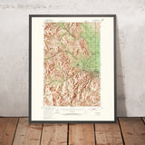 Old Map of Helena, Montana by USGS, 1950 – Mount Helena & Missouri River