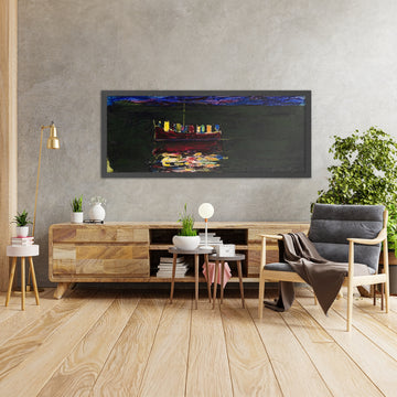 A framed image of 