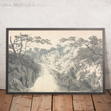 Paisaje con cascada de Turner, 1796 