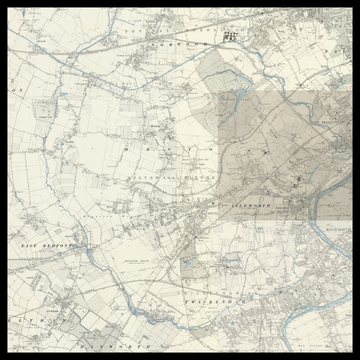 An old Ordnance Survey map of Borough of Hounslow
