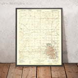 Old Map of Roswell, New Mexico by USGS, 1949 – Pecos River & Spring River