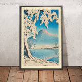 Mt. Fuji after Snow in Tagonoura by Hasui Kawase, 1935