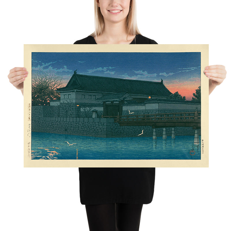 Hirakawa Gateway von Hasui Kawase, 1935 