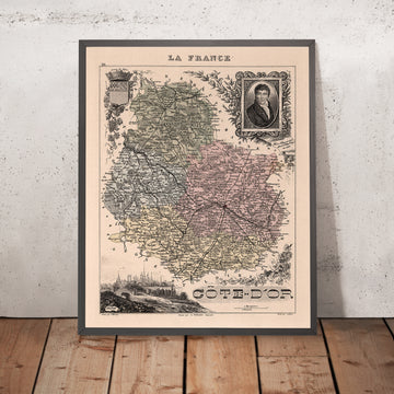 Ancienne carte de la Côte-d&