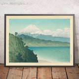 Mt. Fuji e il Lago Blu dal Passo Satta di Hasui Kawase, 1935 