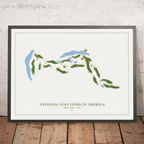 National Golf Links of America: Modern Golf Course Map