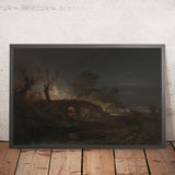 Horno de cal en Coalbrookdale por Turner, 1797 