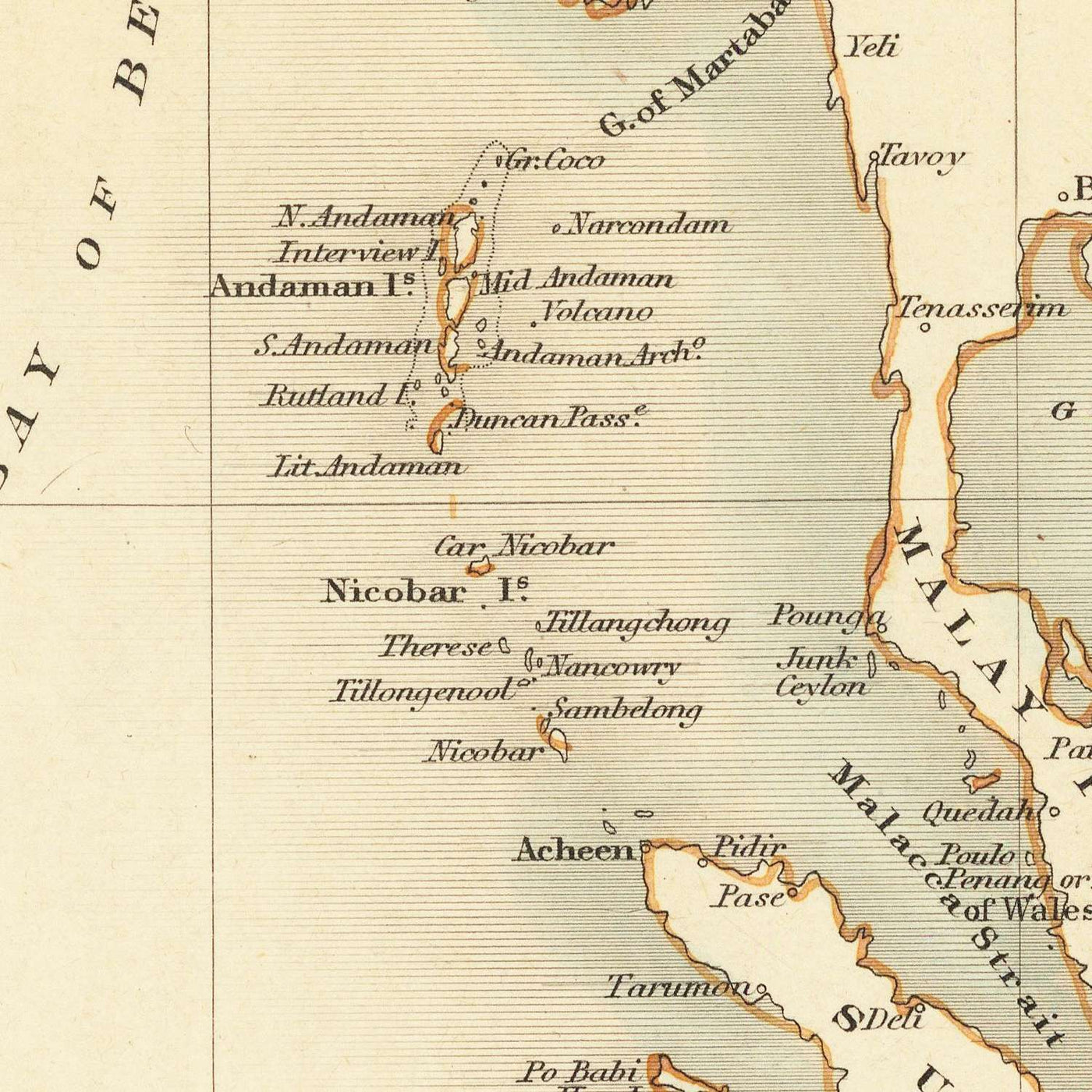 Old Map of the Indian Ocean Islands by John Tallis, 1851: Colonial Madagascar, Mauritius, Ceylon
