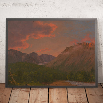 A framed image of 