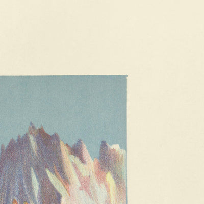 Cauterets Travel Poster: Le Pont d’Espagne by E. Paul Champseix, 1937