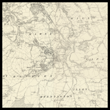 Mapa antiguo personalizado de Oldbury 