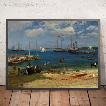 A framed image of 