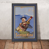 Samson Kina Vintage Advertising Poster by J.L. Goffart, 1914