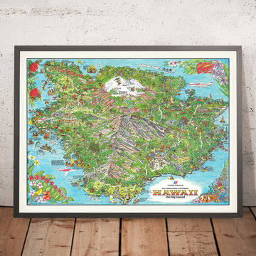 Ancienne carte picturale d&