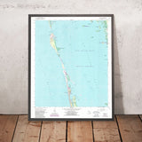 Old Map of Captiva, Florida by USGS, 1958 – Pine Island Sound & Gulf of Mexico