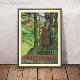Appenzell Travel Poster by Auguste Viollier, 1904