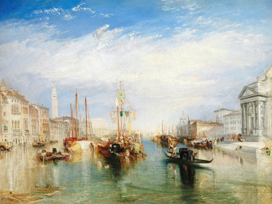 Venezia, dal Portico della Madonna della Salute di Turner, 1835 