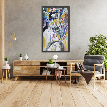 A framed image of 
