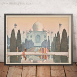 Morning Mist at the Taj Mahal, No. 5 by Yoshida Hiroshi, 1932