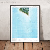 Old Map of Bald Head Island, North Carolina by USGS, 1970 – Cape Fear & Atlantic Ocean