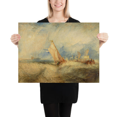 Van Tromp, s'apprêtant à plaire à ses maîtres par Turner, 1844 