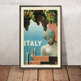 Italy Travel Poster by Michahelles
