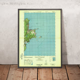 Old Map of Rockport, Massachusetts by USGS, 1947 – Cape Ann & Bearskin Neck