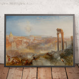 Roma moderna - Campo Vaccino di Turner, 1839 