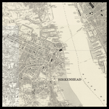 Mapa antiguo personalizado de Birkenhead 