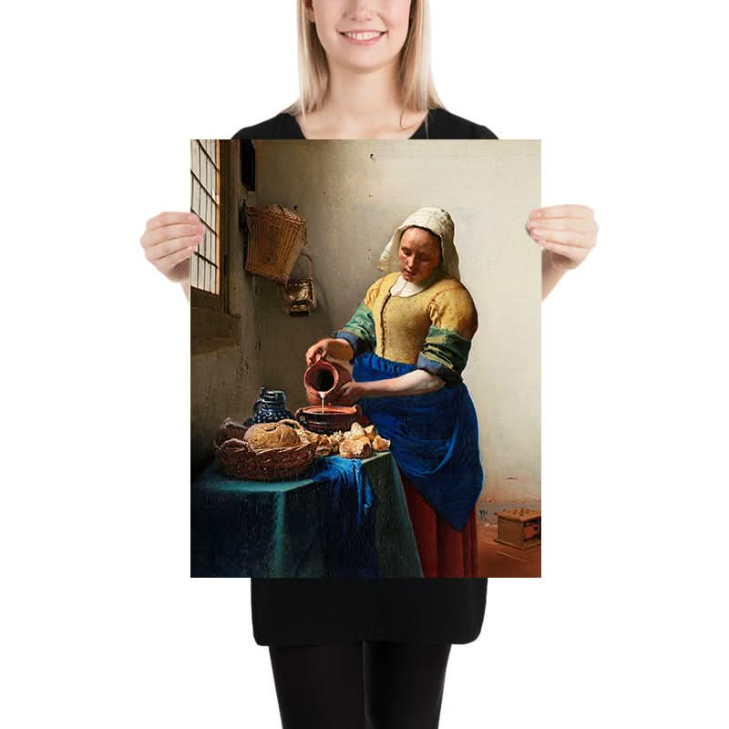 Die Melkmaid von Johannes Vermeer, 1660 